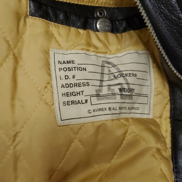 Avirex vintage leather coat - Picture 5 of 5